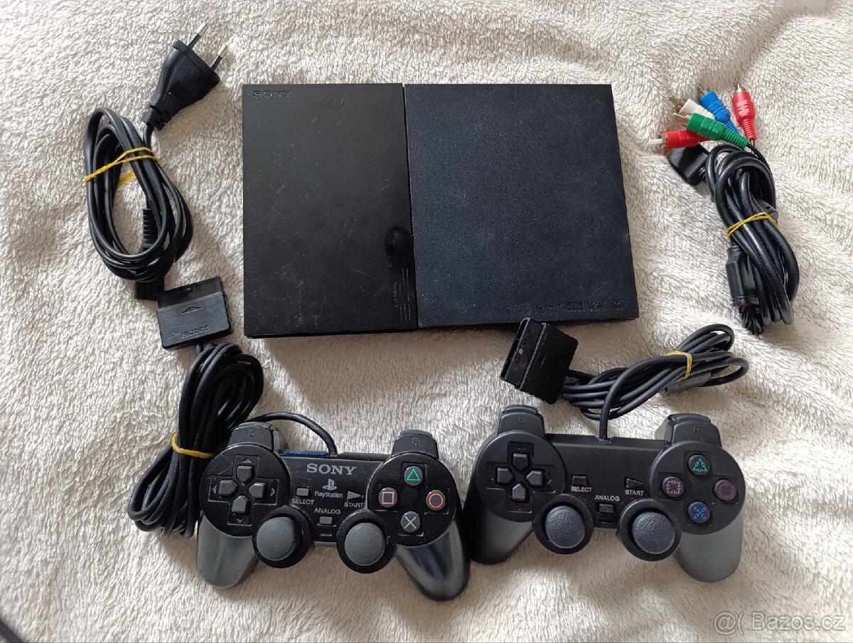 PS2 PlayStation 2 Slim + Hry