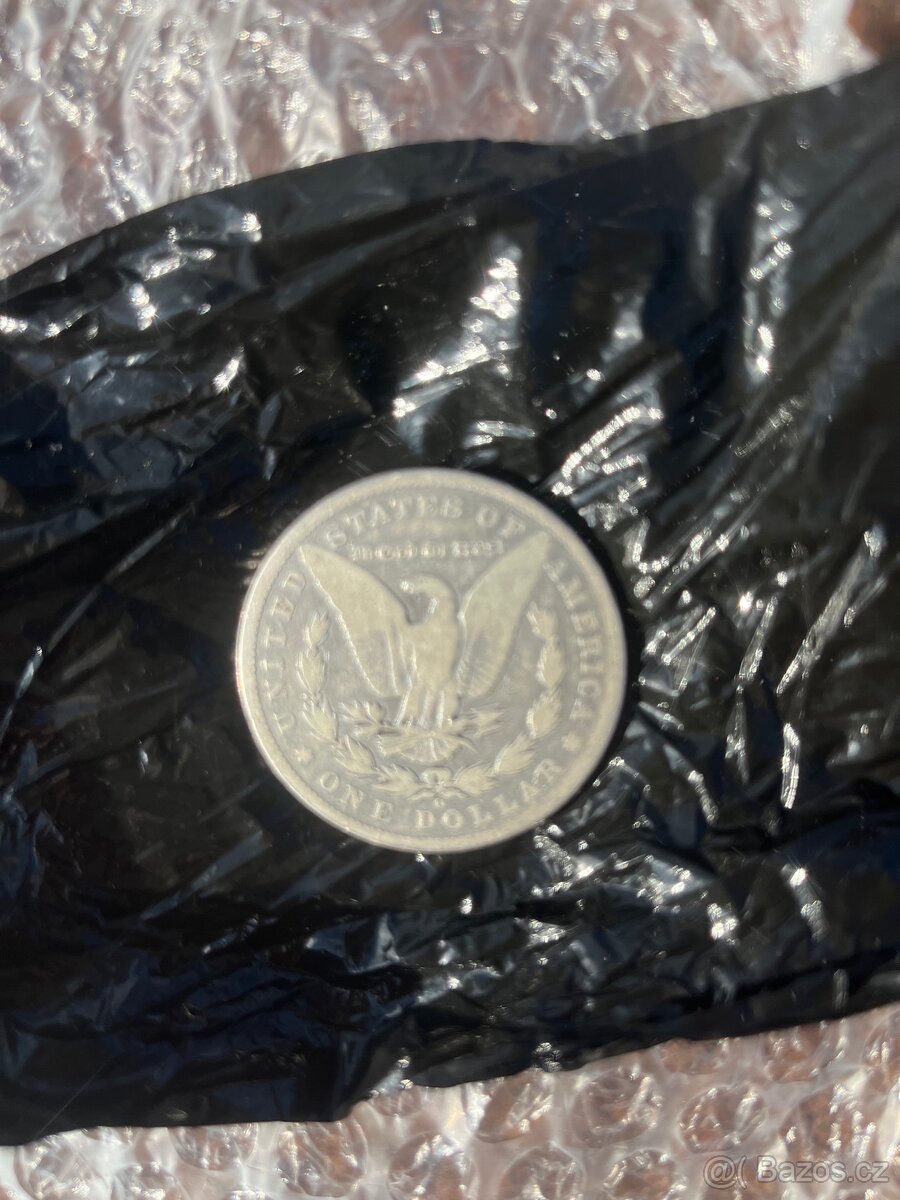 Stříbrná mince one dollar 1897
