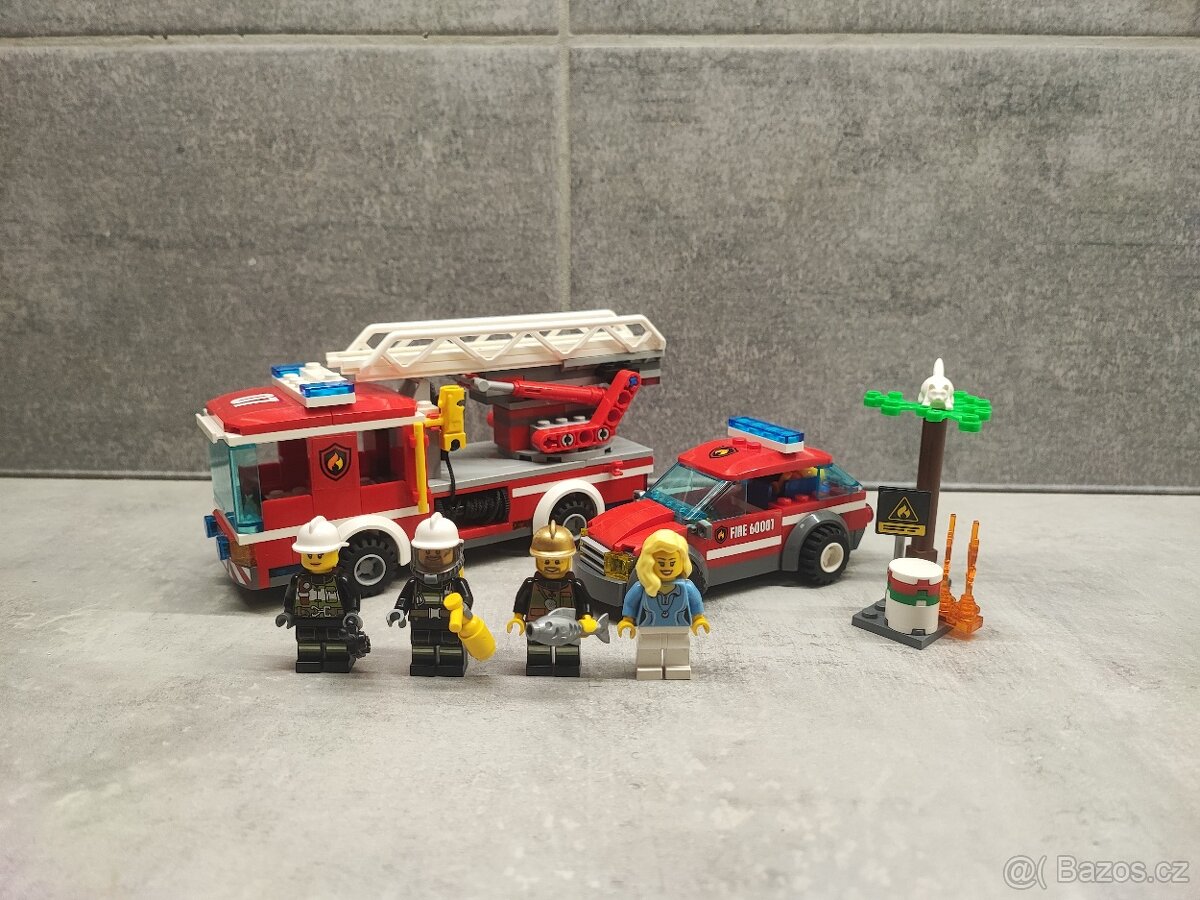 Lego City 60001 a 60107 - Hasiči
