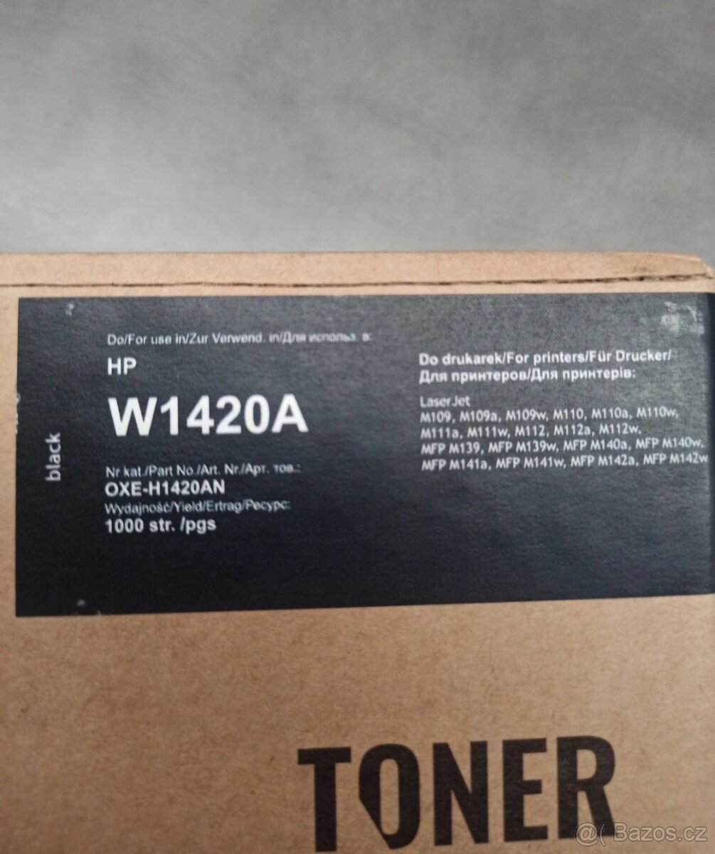 Černý toner do HP