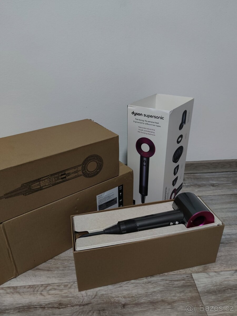 Fén na vlasy Dyson Supersonic™ (Šedá/Fuchsiová)