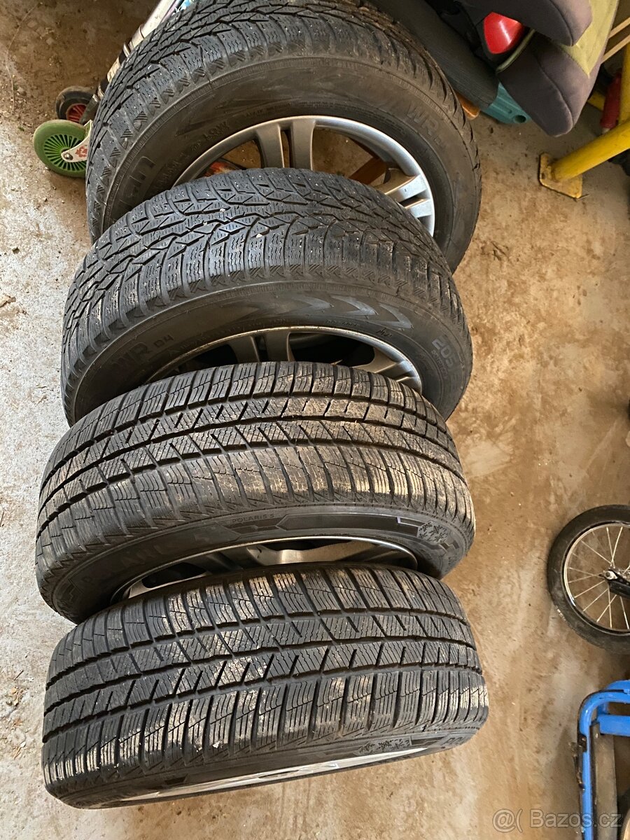 Alu kola 16” 5x112 a zimní pneu 205/55/R16