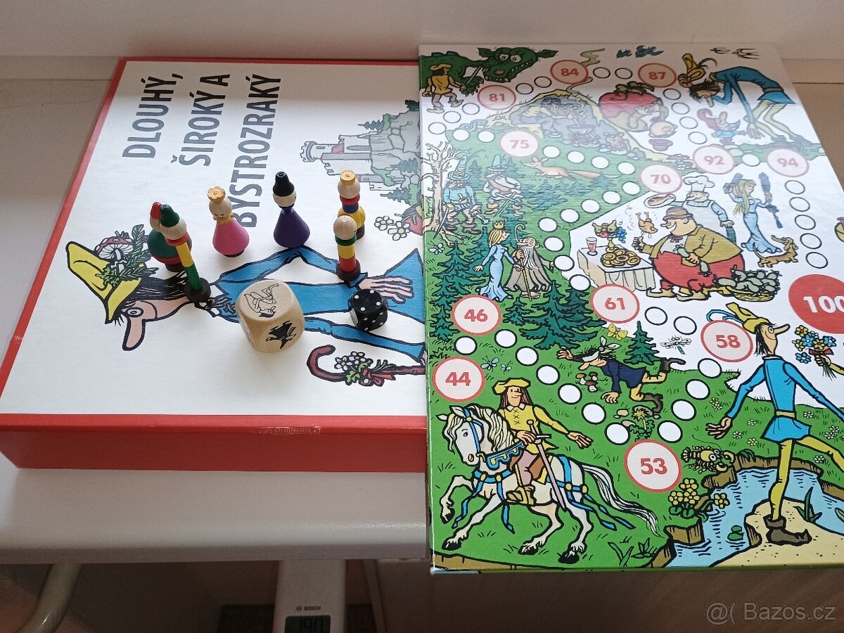 Stolní hra Dlouhý široký a bystrozraký