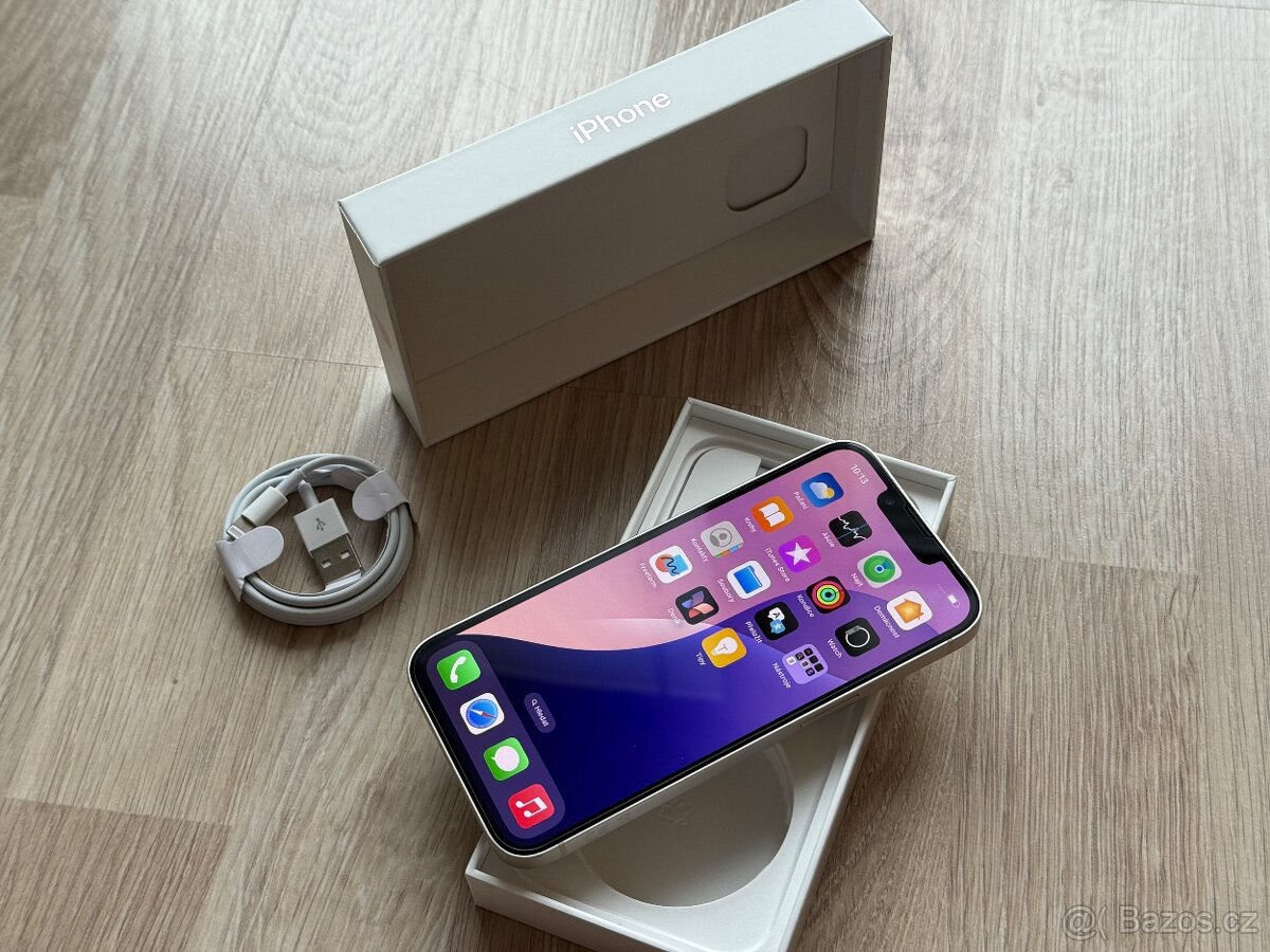 Apple iPhone 13 128Gb White / Bílý - TOP