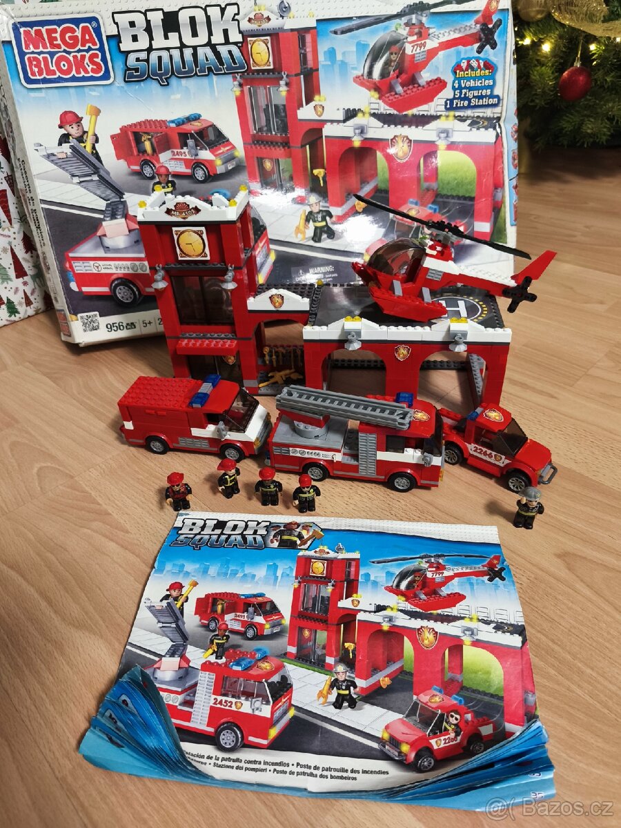 Mega bloks hasičská stanice