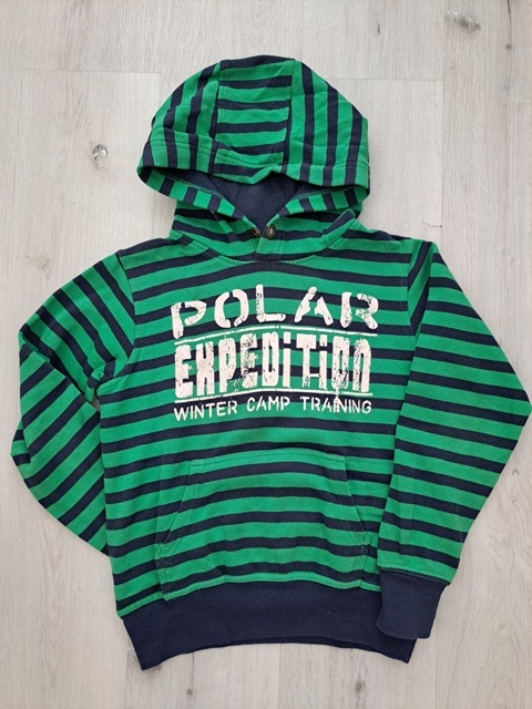 Zeleno modrá mikina