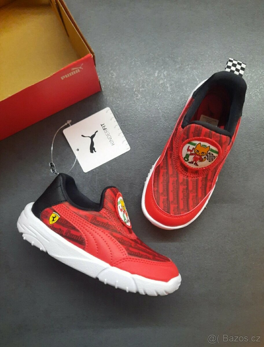 Dětské tenisky(bačkůrky)Puma Ferrari v.20,24,25,25