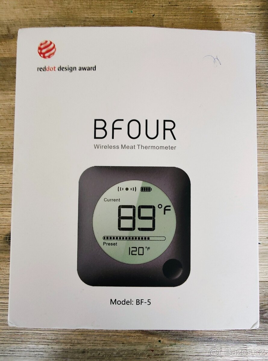 Bluetooth teploměr na grilovaní masa