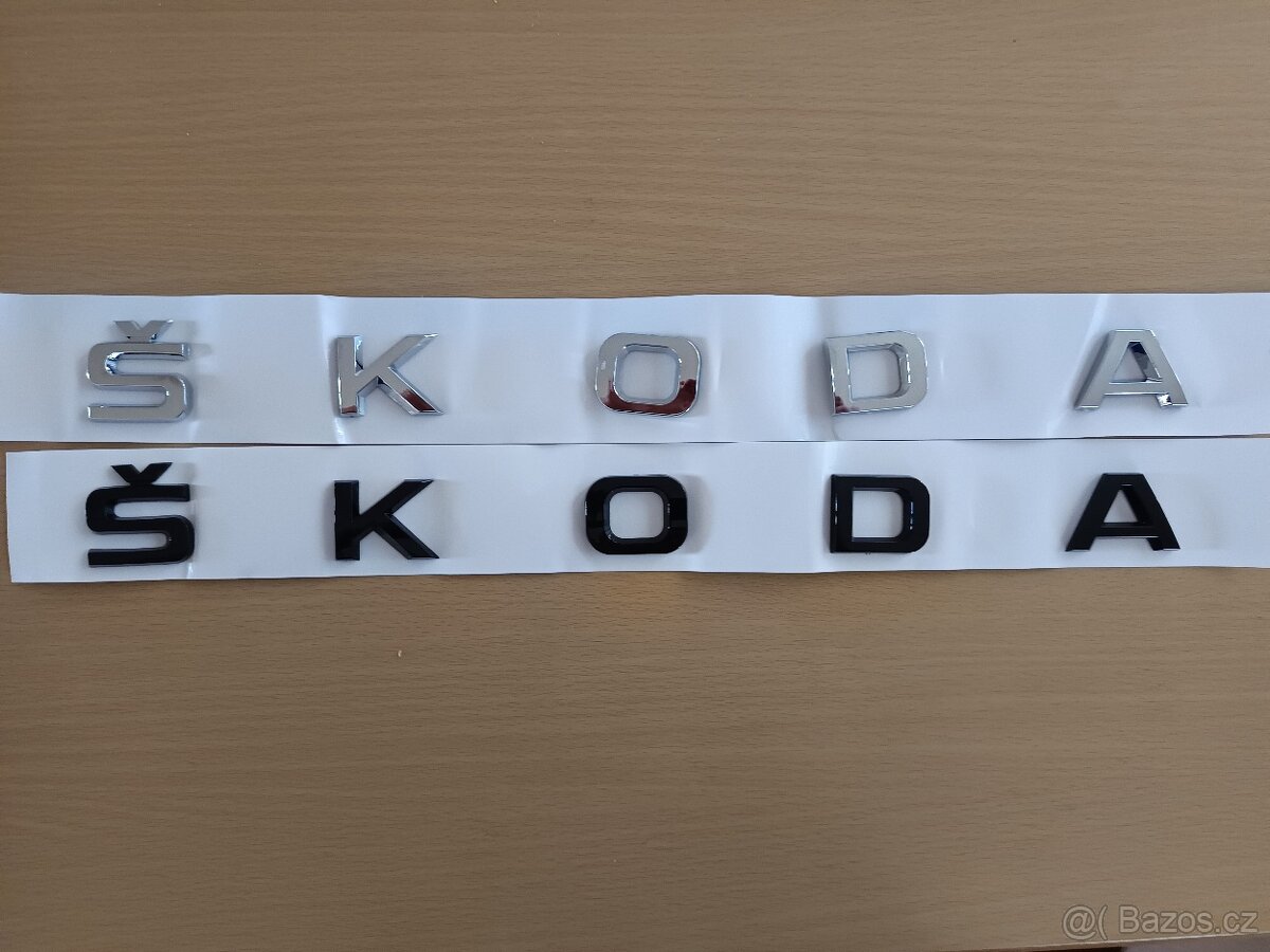 Nápisy na 5 dveře ŠKODA /dlouhé/