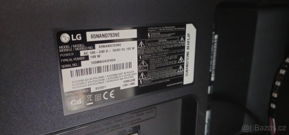 Televize LG 65nano793ne