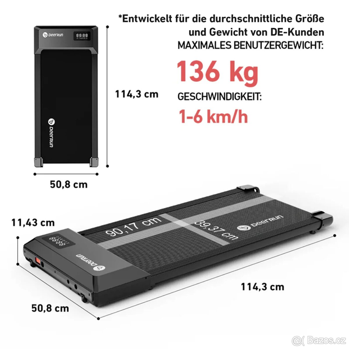 DeerRun Q1 mini Treadmill - běžecký pás