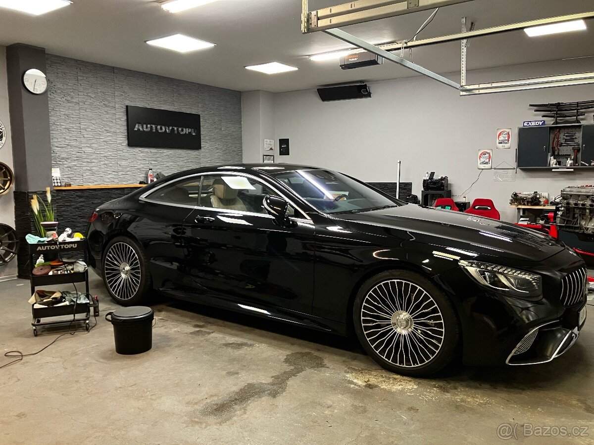 Mercedes S500 Coupe AMG, S63 výfuky