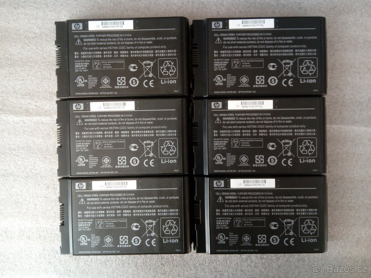 baterie HSTNN-IB27 pro notebooky HP NC4400 a TC4400 (4.5h)