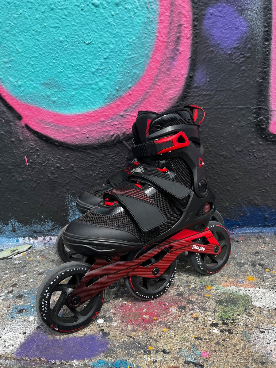 Powerslide playlife gt černá 110 veľkosť 43