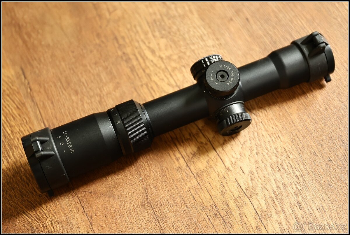 Naháňkový puškohled 1,5-8 x 24