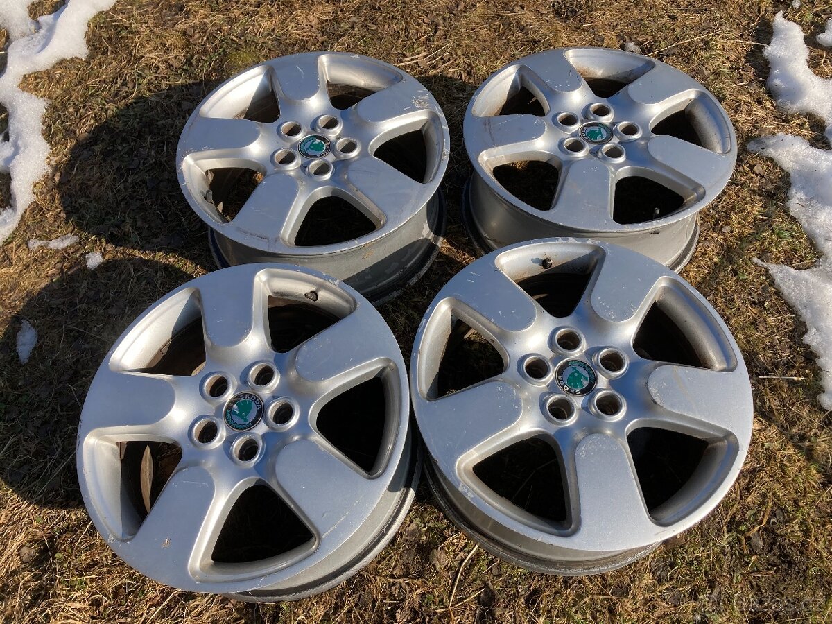 Alu disky škoda octavia II scout 5x112x17