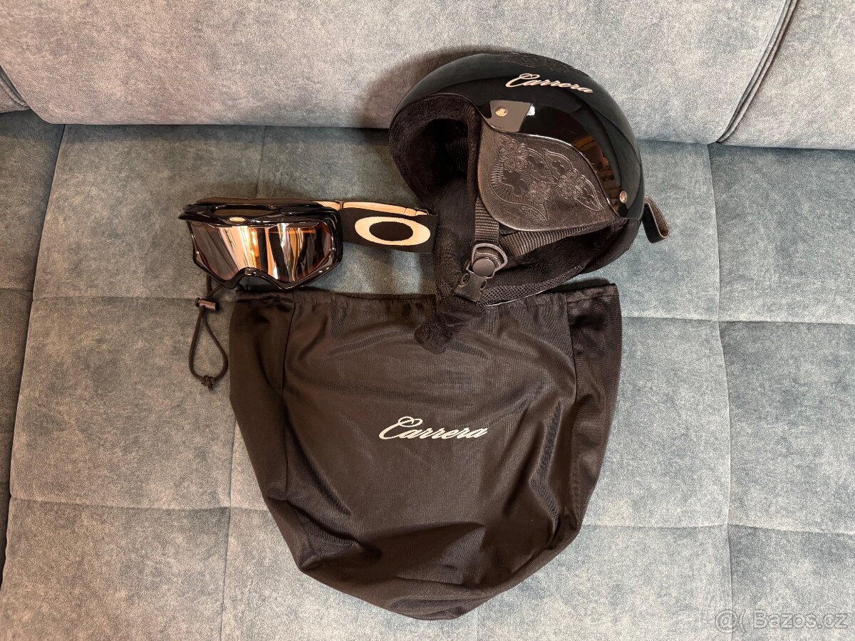 Přilba Carrera a brýle Oakley - vel. M