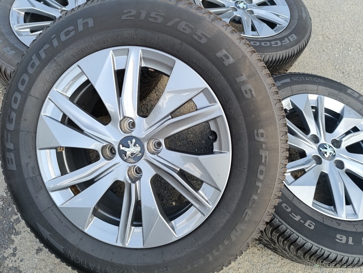 4x108 Peugeot 208 2008 6,5Jx16 ET32 č. 9828185580 alu disky
