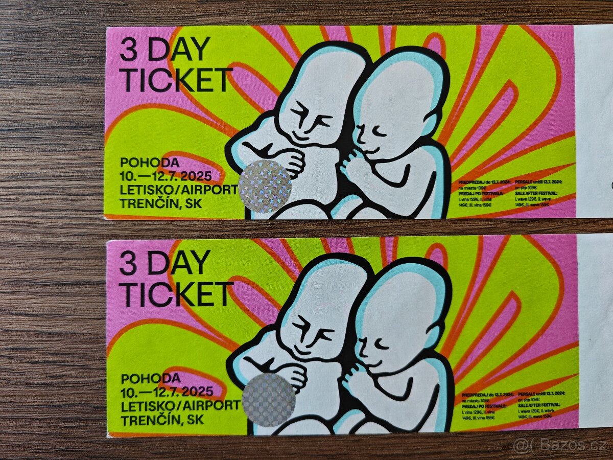Pohoda festival 2025 2 ks (papírové)