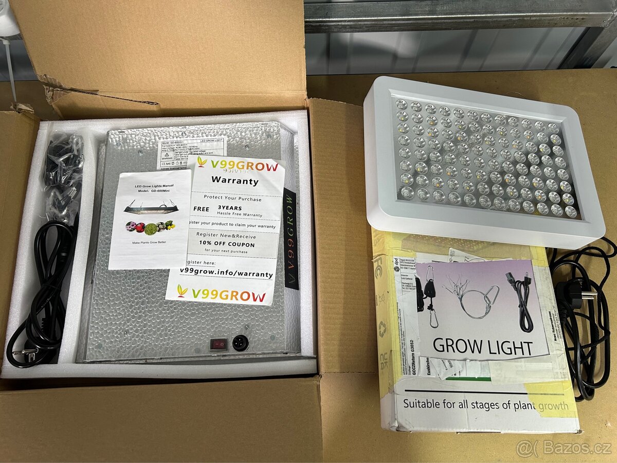 LED grow - 2 druhy