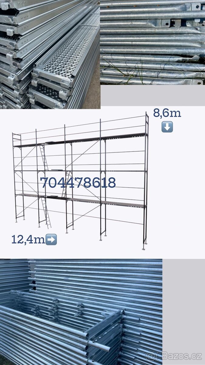 Rámové lešení 107m2