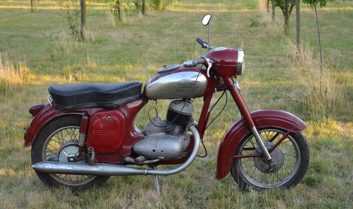 🏍️ JAWA 250 typ 353 "Kývačka" s TP otvorené sanie