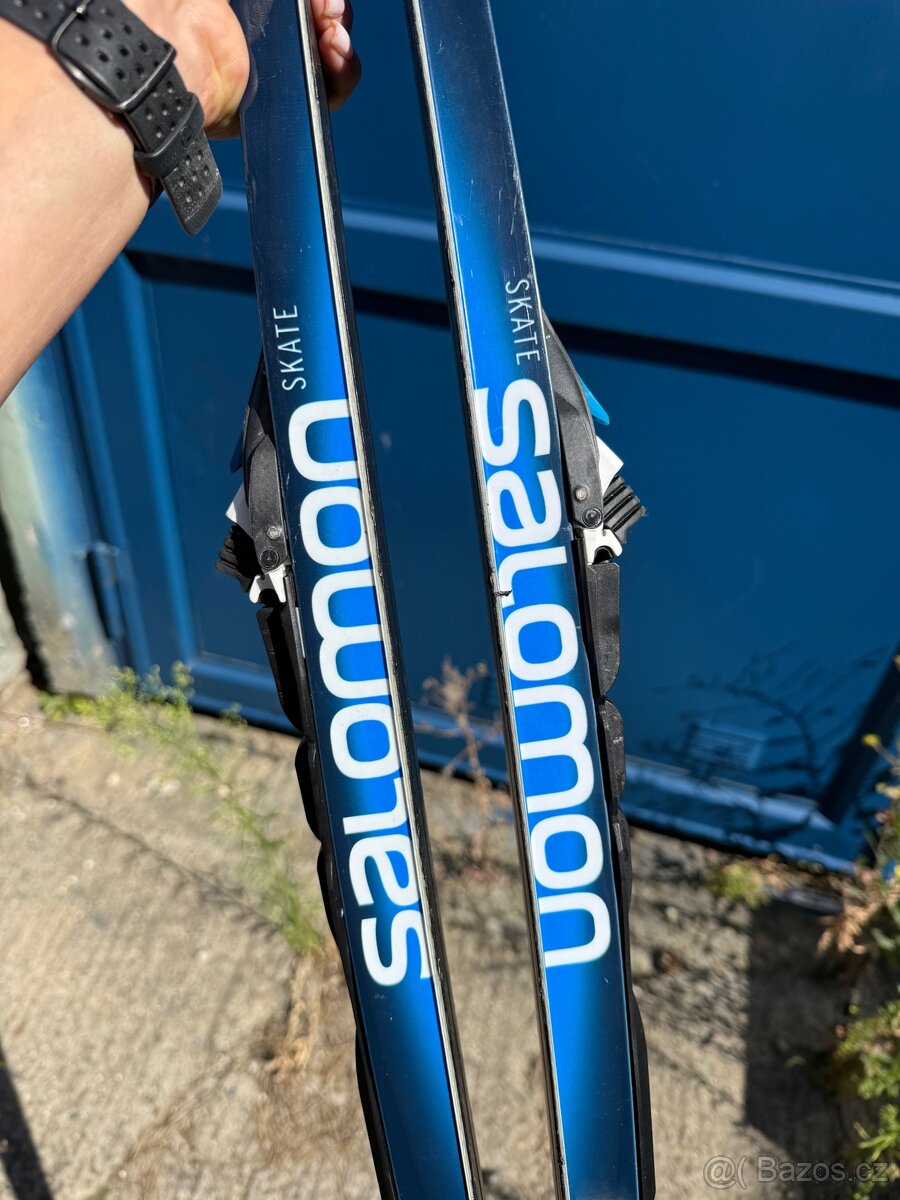 Běžky Salomon Skate RS7 & Fisher LS skate
