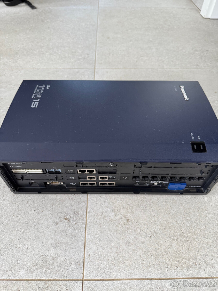 telefonní ústředna Panasonic KX-TDA15, karty, tel.