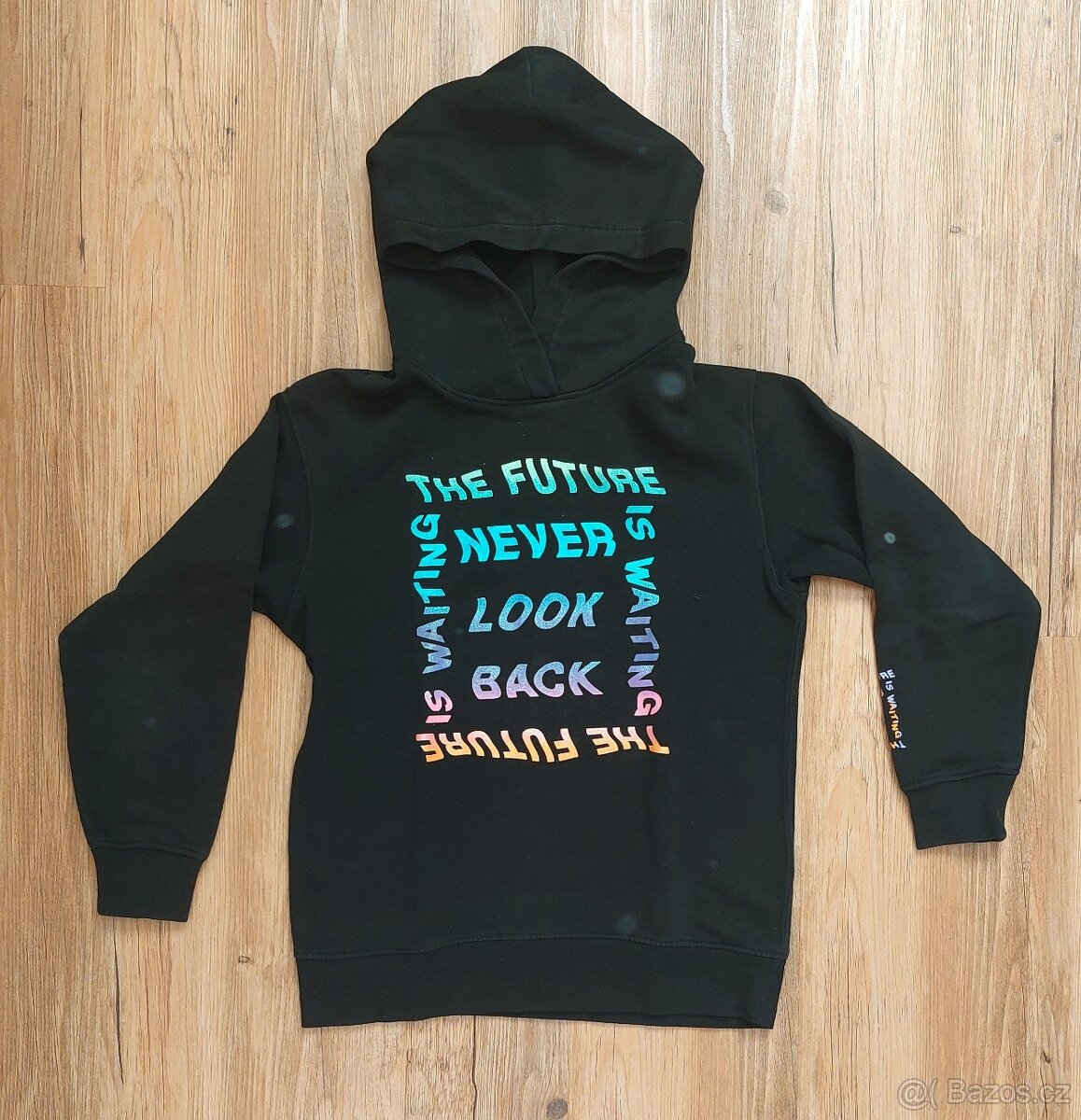 Dívčí mikina H&M s kapucí vel. 134/140