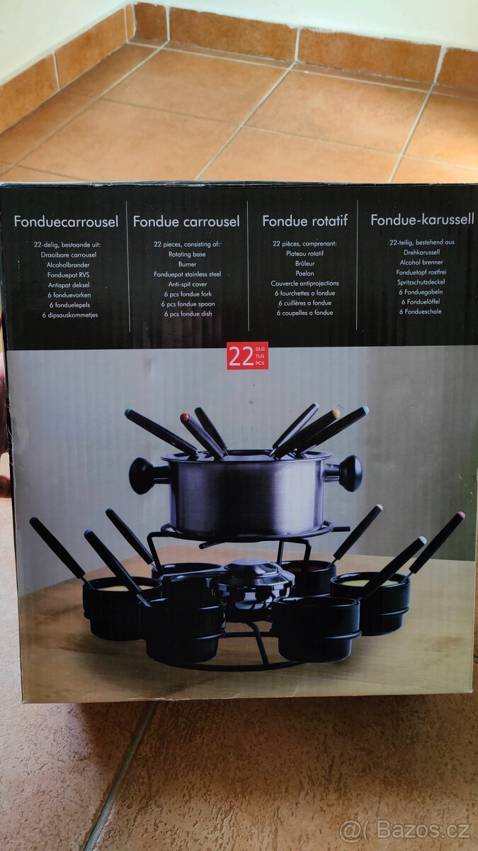 Fondue na čokoládu 22 dílů