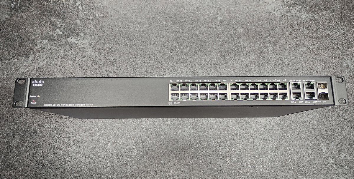 Prodám profesionální switch Cisco SG300-28PP se slevou 12000