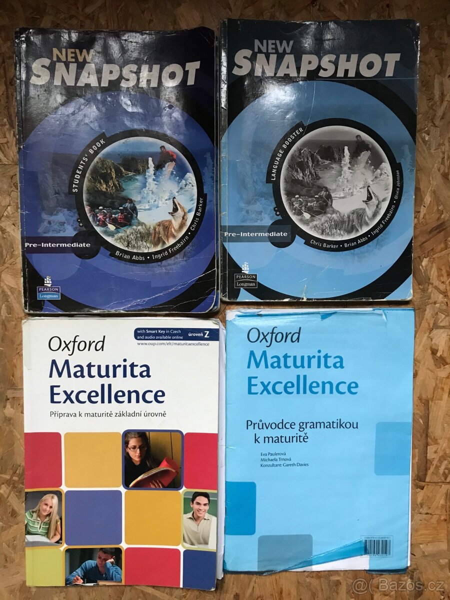 Učebnice - AJ, ČJ, Fy, Elektro