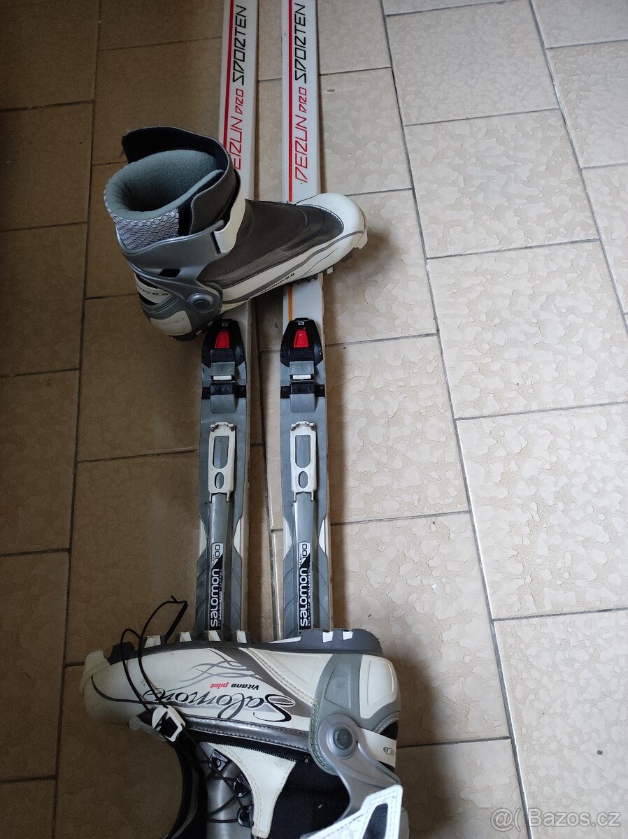 Boty na běžky Salomon + běžky Perun Pro