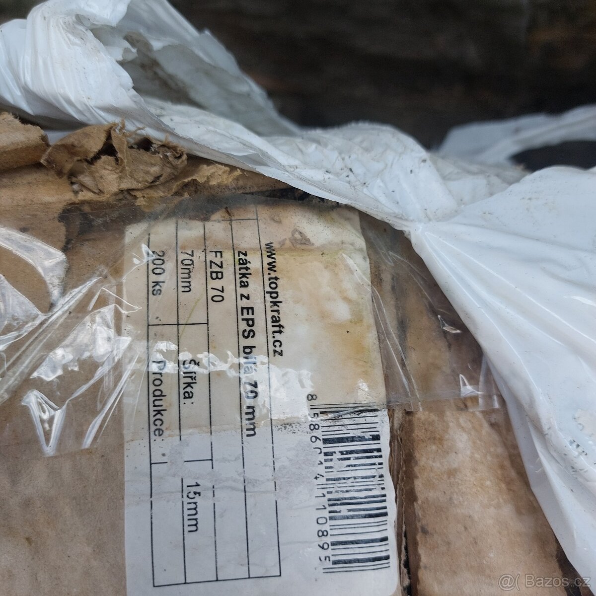 Polystyrenové zátky