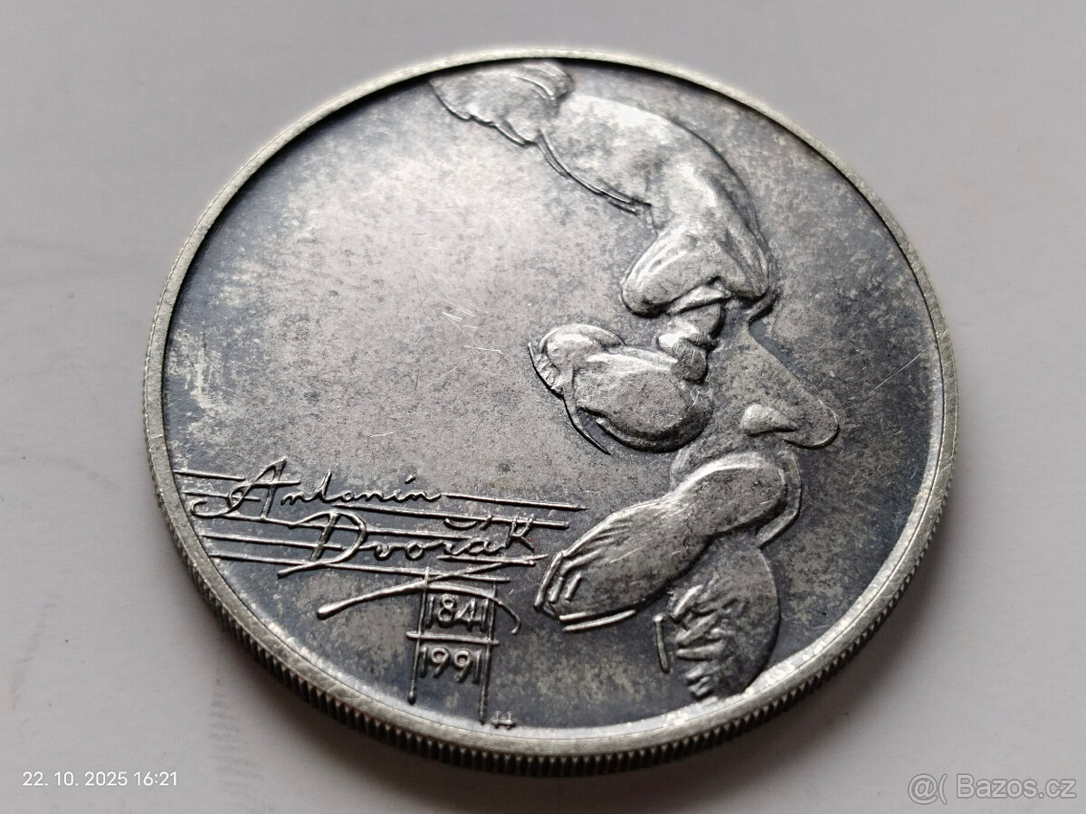 Stříbrná pamětní mince Československo č.3