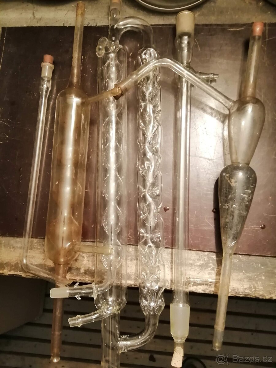 Destilační sada skleněná