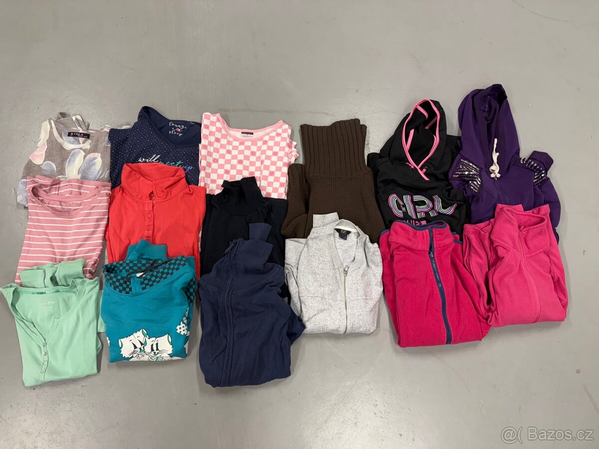 Dívčí oblečení mix 15 ks