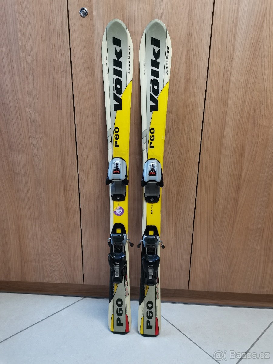 Prodám dětské carvingové lyže Volkl P60 110cm