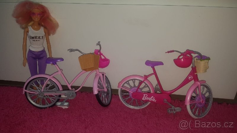 Barbie panenka + 2x barbie kolo