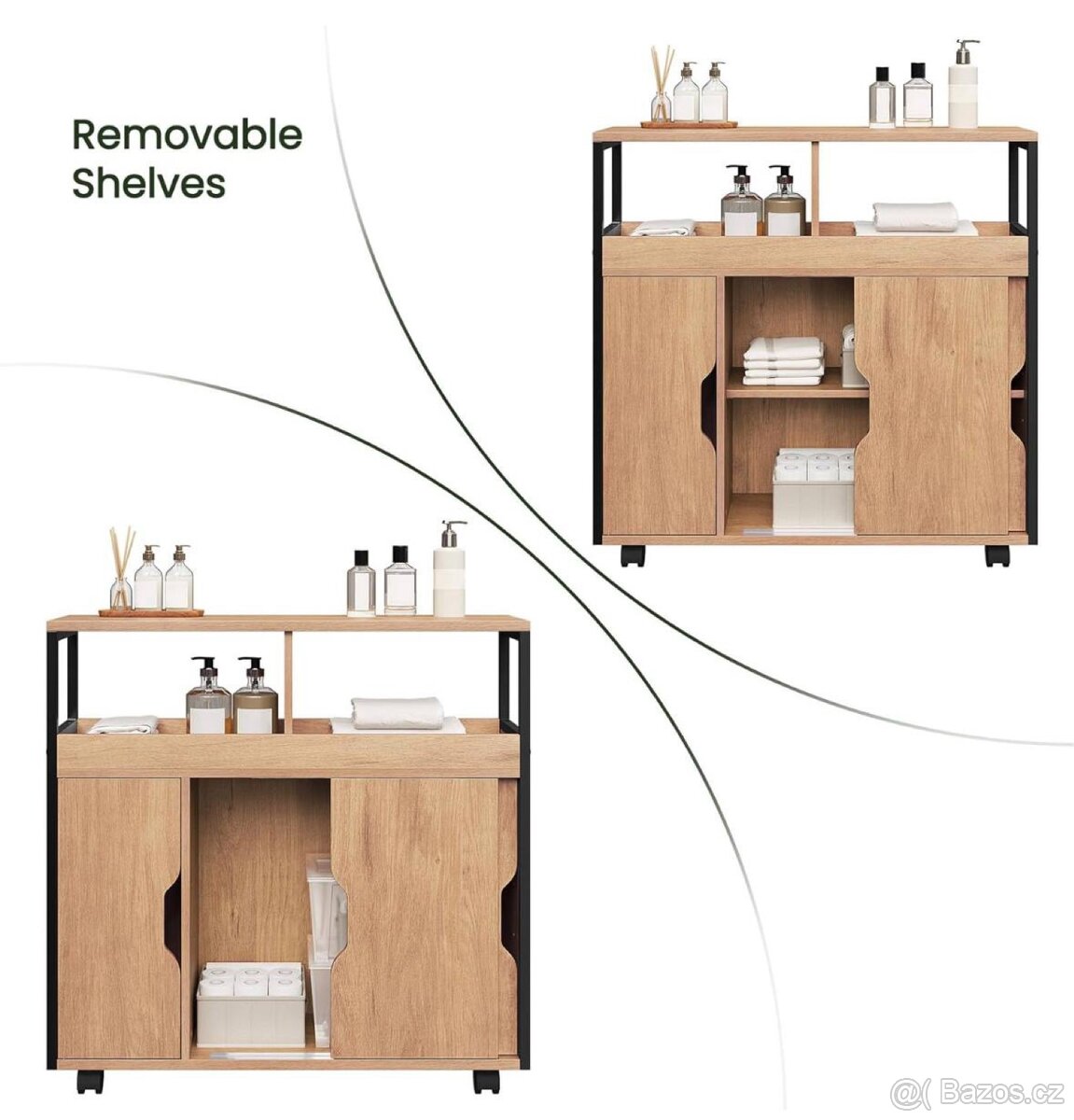 Kompaktní skříňka na kolečkách