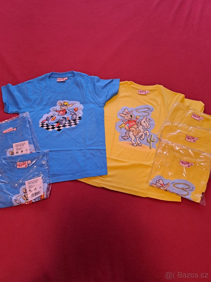 Nové trička Ríša vel.122-128