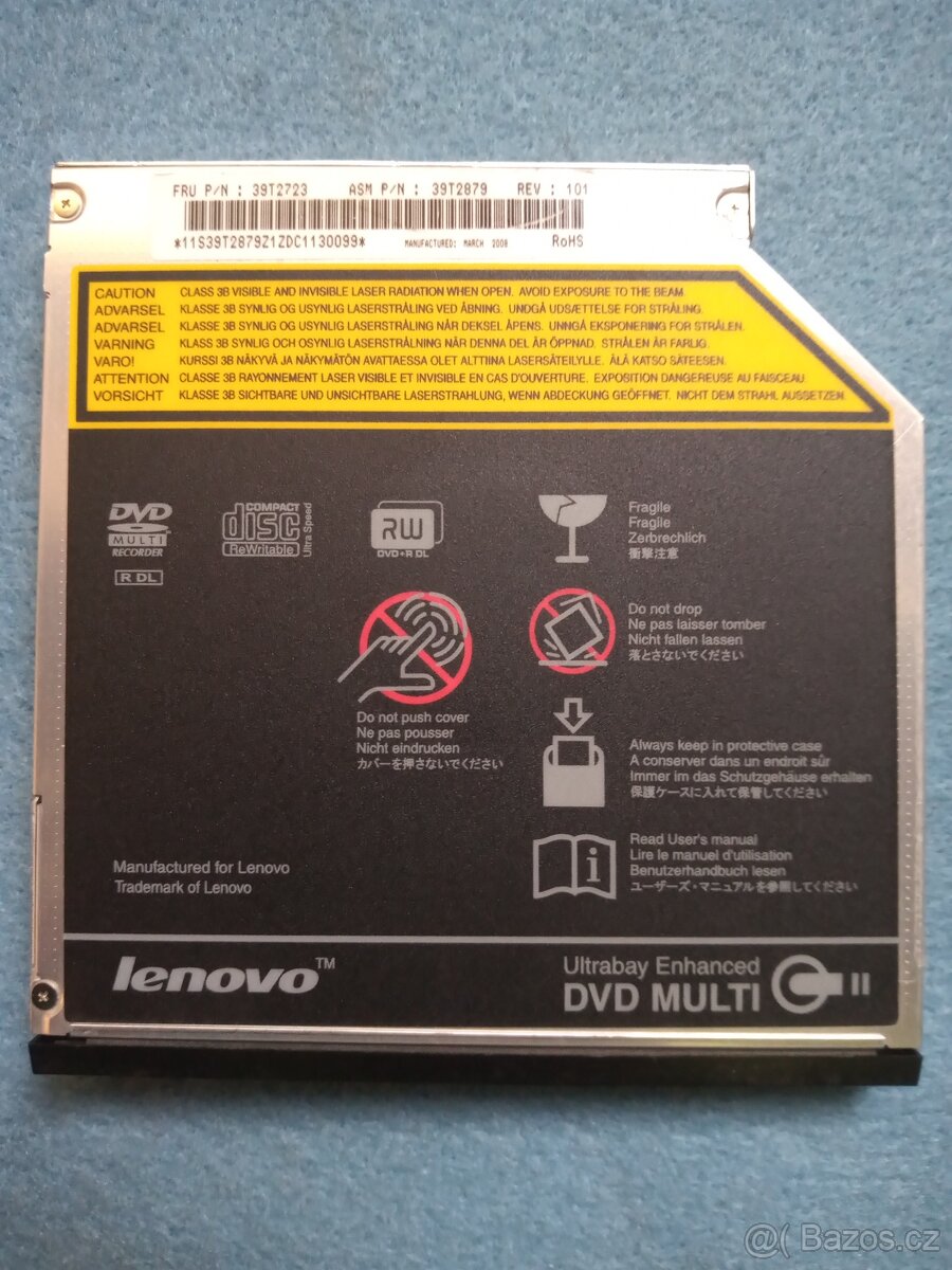 DVD/CD  mechanika model GMA-4082N-Y pro Notebook