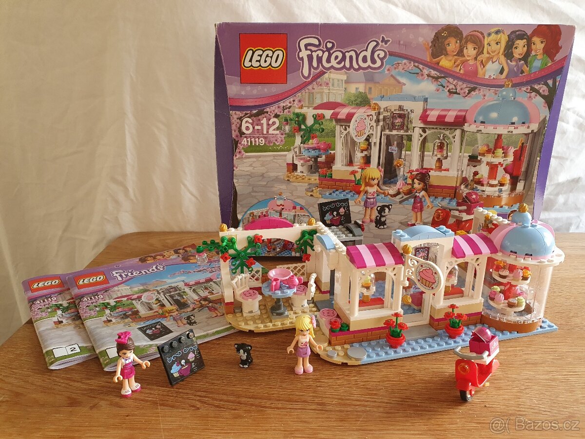LEGO® Friends 41119 Cukrárna v Heartlake,POUŽITÁ,KOMPLETNÍ