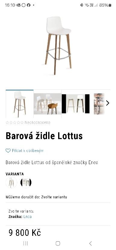 Barová židle LOTTUS ENEA