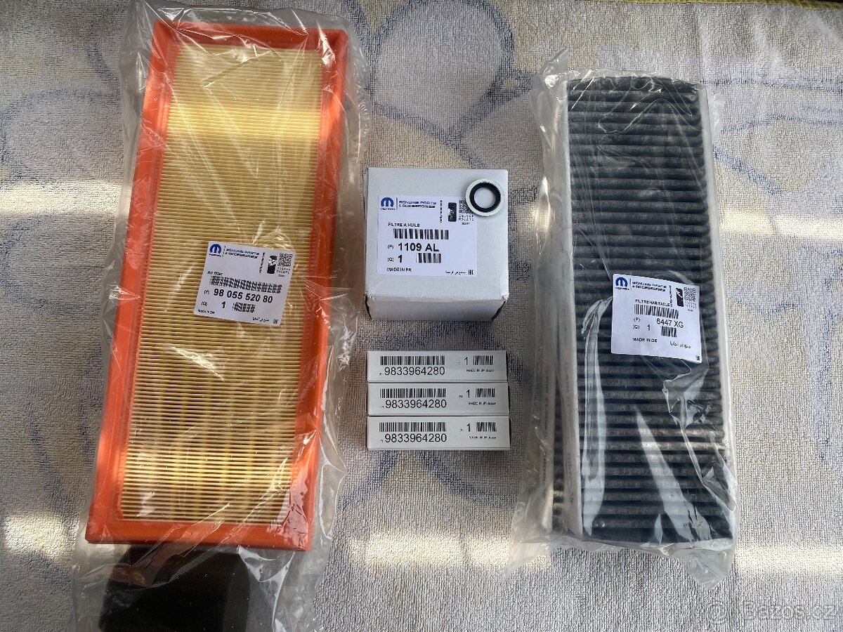 FILTRY + MOTORÝ OLEJ 1.2 PURETECH