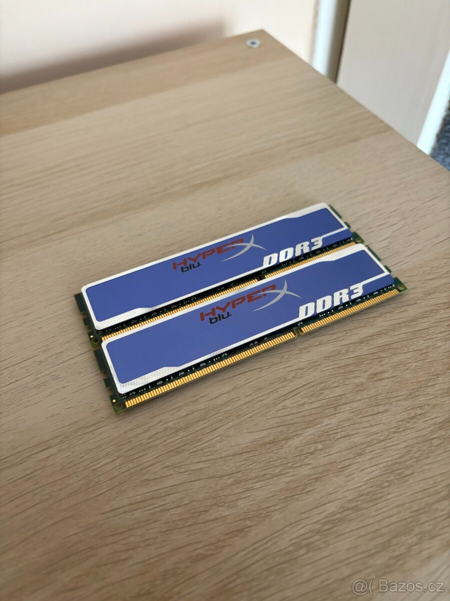 Paměti DDR3 HyperX Blu 2x4 GB 1600 MHz CL9 XMP