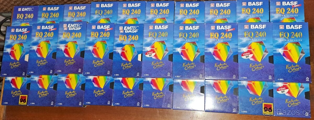 Predam VHS kazety na fotkach, BASF Chrome v Top stave