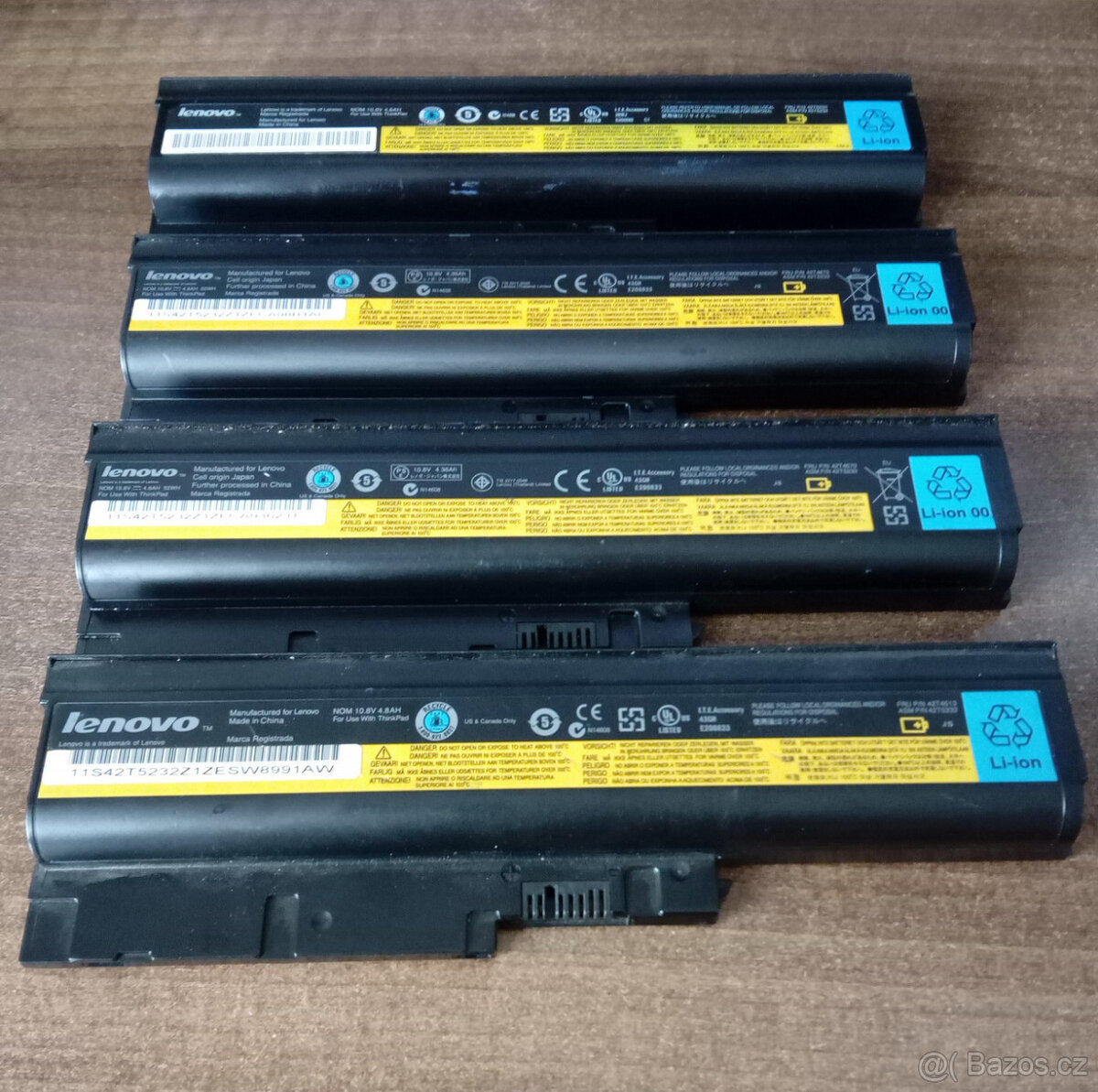 baterie (41+) pro notebooky Lenovo ThinkPad R61,T61 (2hod)