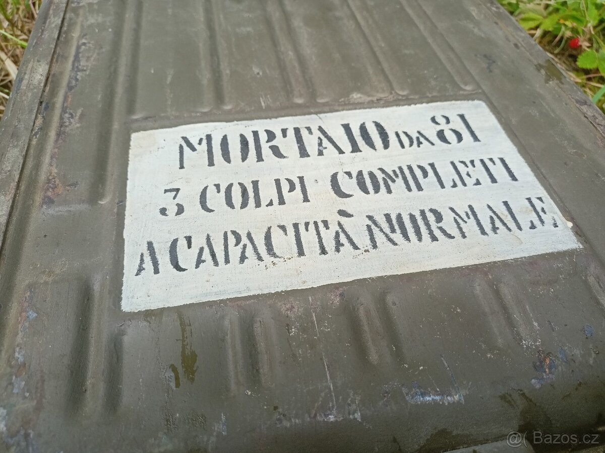 WW II italská bedna minomet