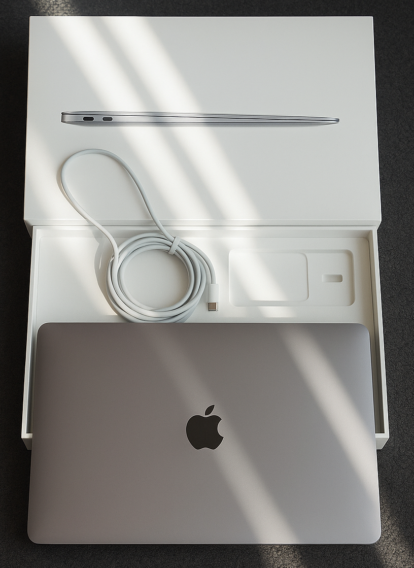 Macbook M1 chip 8 GB LPDDRx 256GB SSD v top stavu